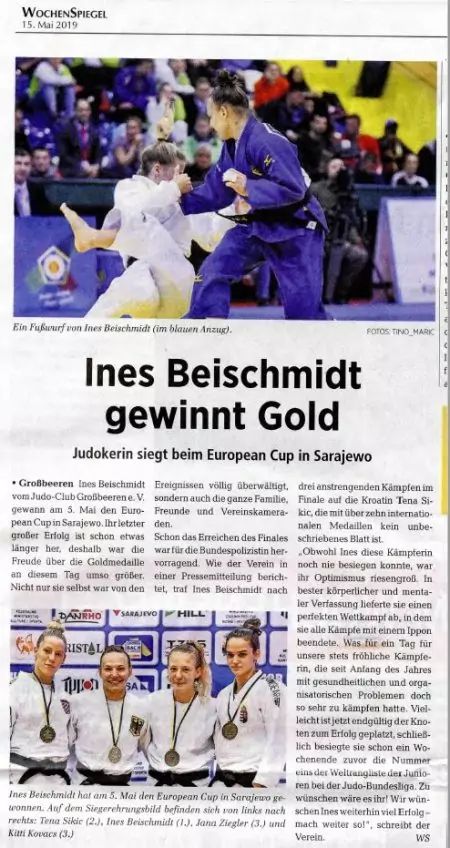 Ines Goldmedaille Sarajewo - Bild 1 der Berichterstattung