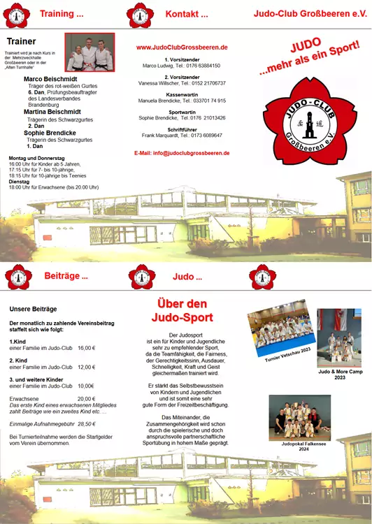 Vorschau des Vereinsflyers